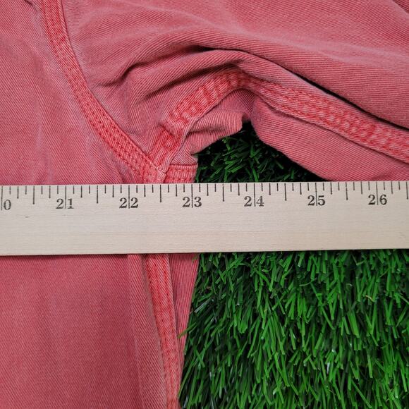 Vintage 90s Calvin-Klein Faded Coral Pink Button Up Shirt Large 23x32 USA - Picture 8 of 12